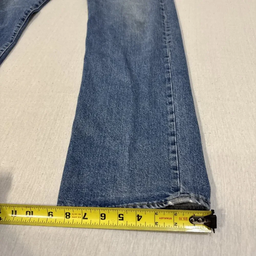 Diesel Straight Mens 31x34 Blue Jeans Wash Cowboy Western Nice Fade